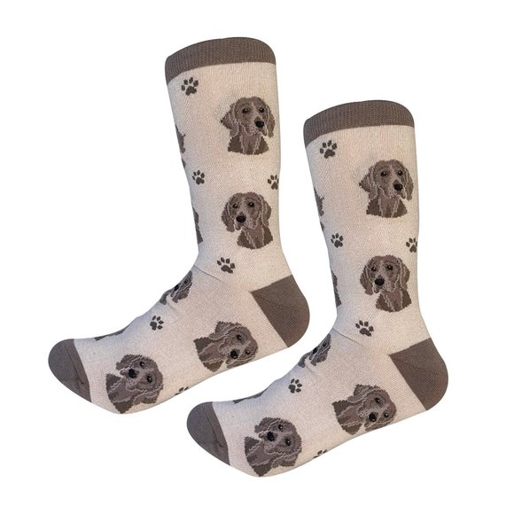 Sock Daddy Accessories - Weimaraner - Fun Unisex Socks - Crazy Pet Lover - Novelty Socks